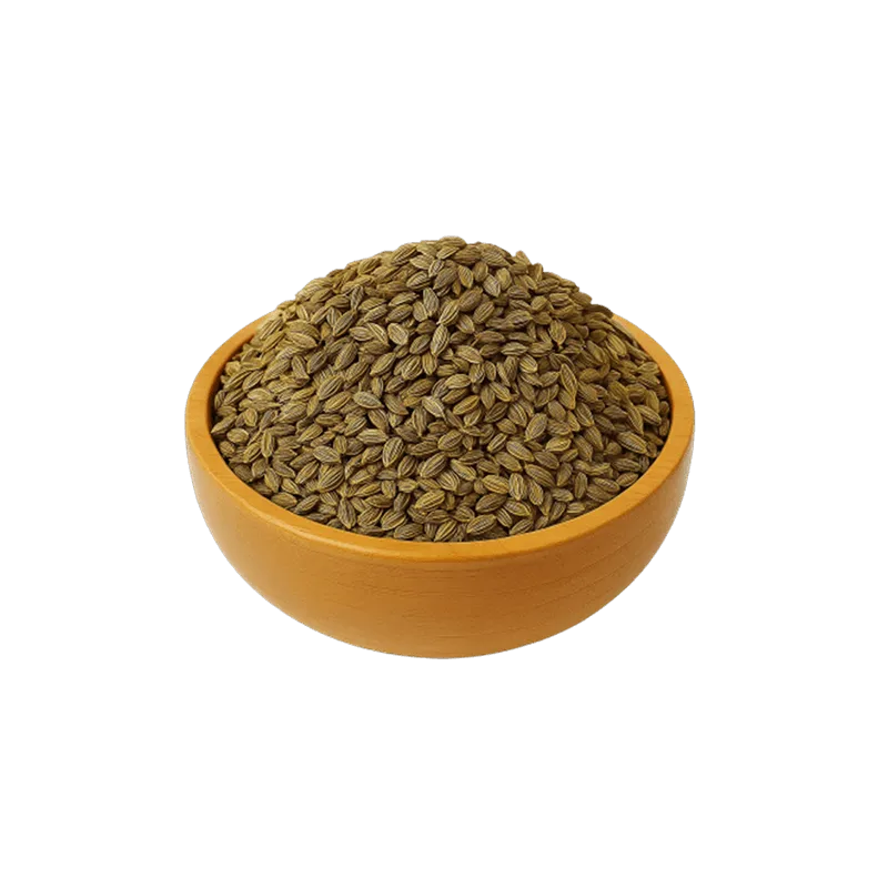 عکس مقداری تخم جعفری در کاسه چوبی