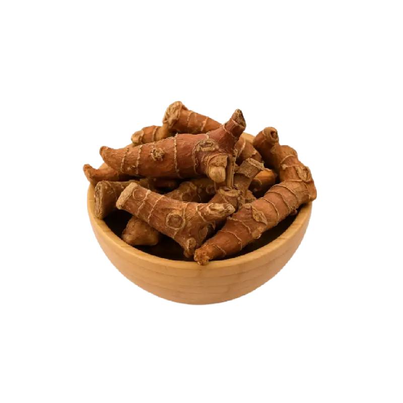 عکس مقداری ریشه خولنجان در کاسه چوبی