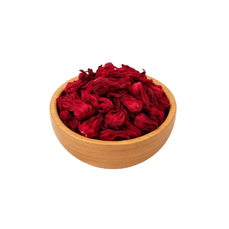 عکس مقداری چای ترش در کاسه چوبی