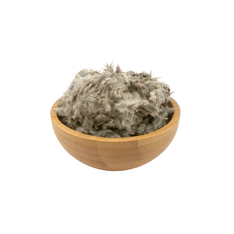 عکس مقداری چای کوهی در کاسه چوبی