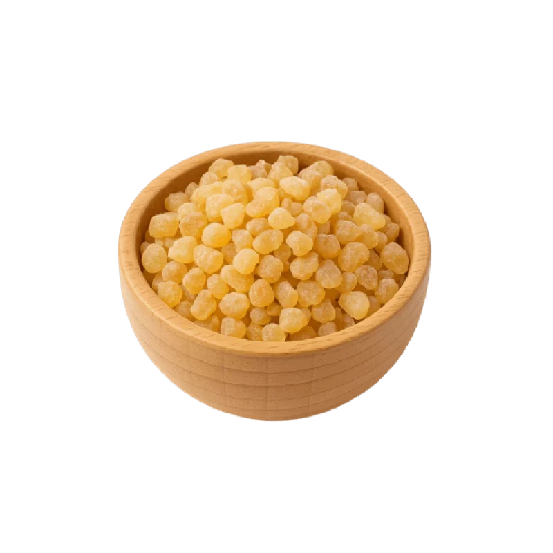 عکس مقداری صمغ کندر در کاسه چوبی