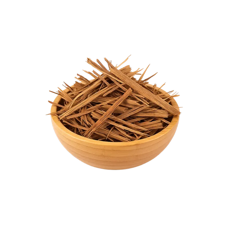 عکس مقداری گیاه اذخرمکی در کاسه چوبی