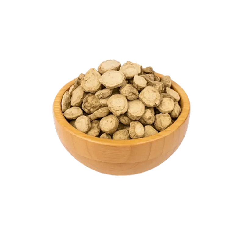 عکس مقداری گیاه جدوار خشک در کاسه چوبی