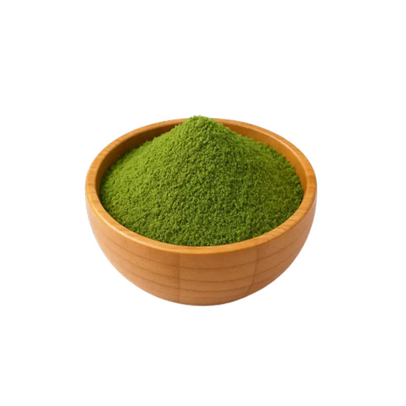 عکس مقداری پودر جعفری در کاسه چوبی